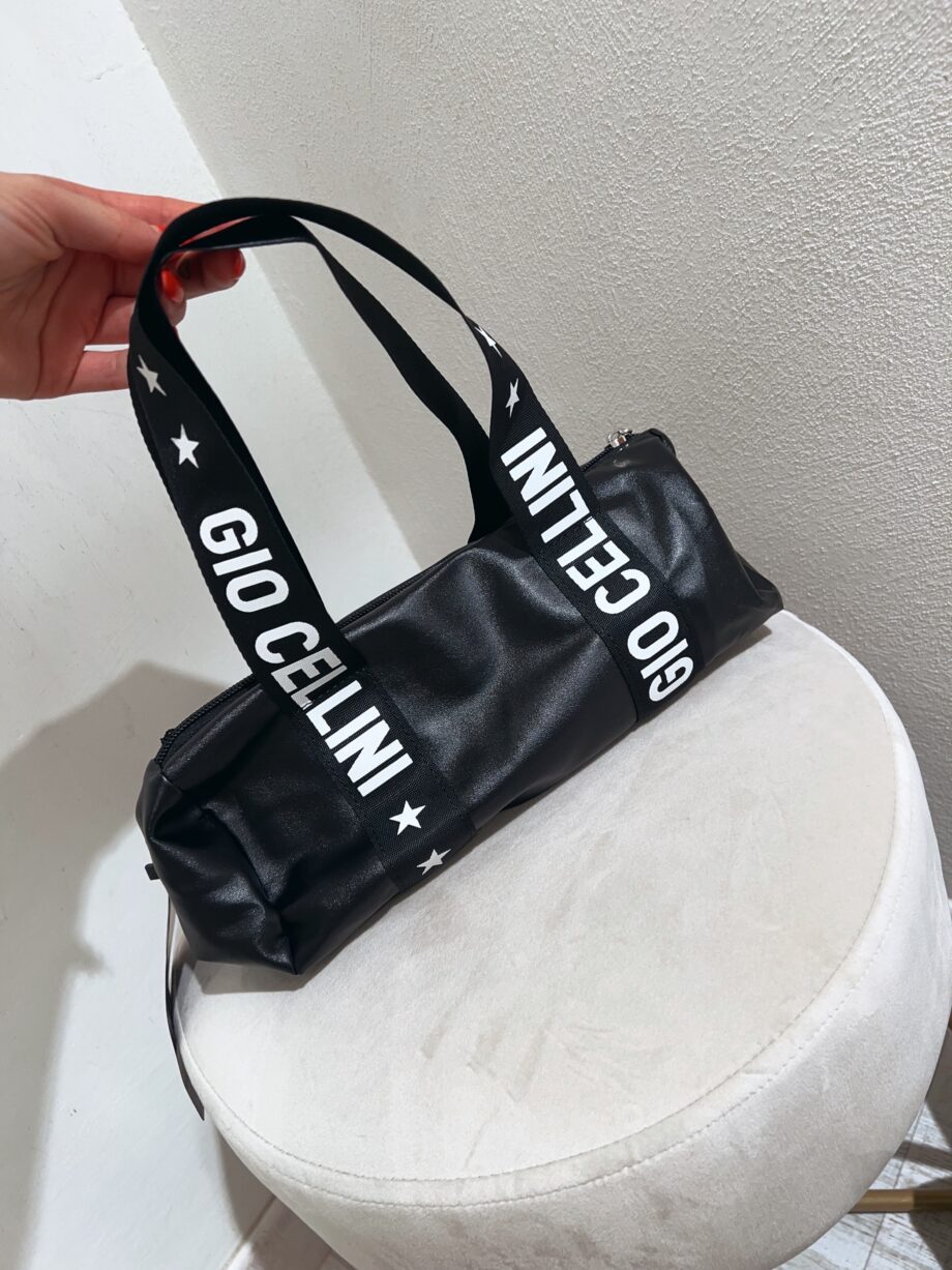 Shop Online Pochette beach bag nera Gio Cellini