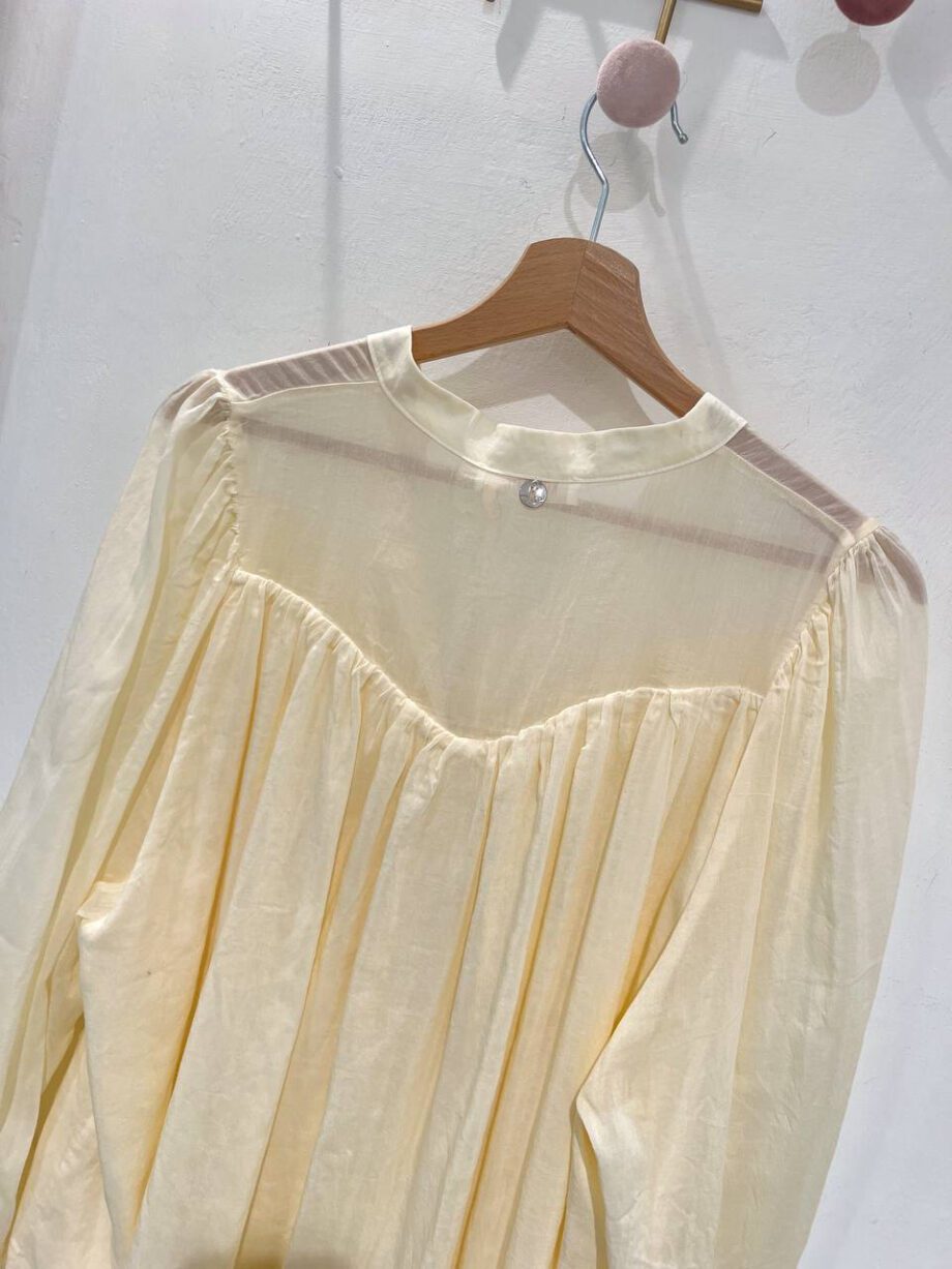 Shop Online Vestito camicia crema in seta Kontatto