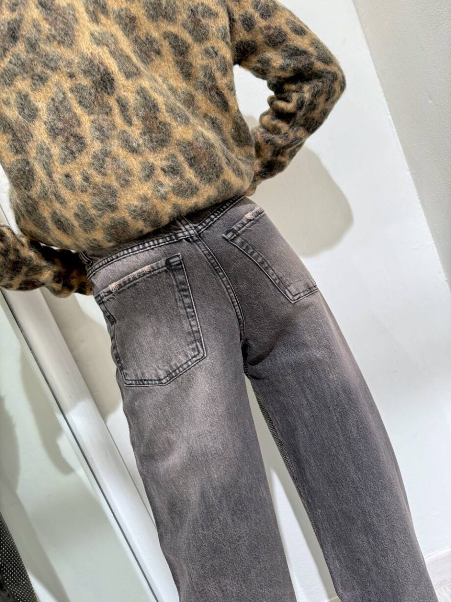 Shop Online Jeans palazzo scampanato strass Vicolo