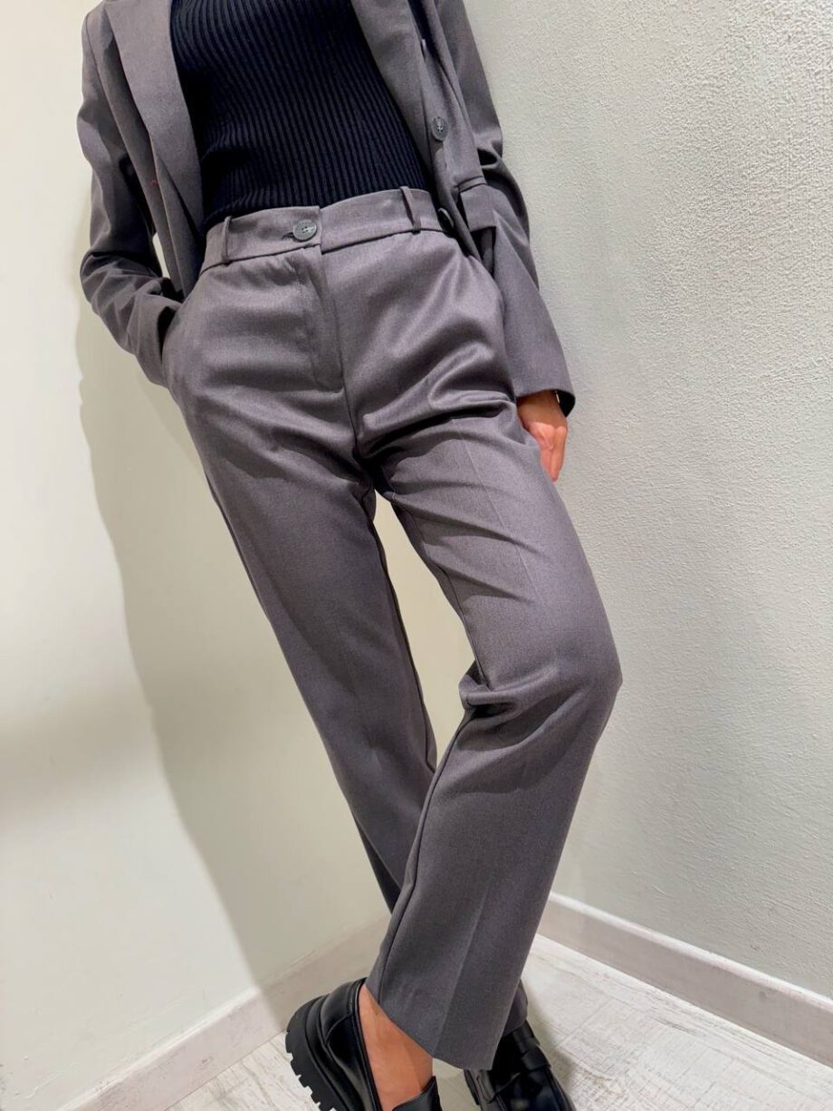 Shop Online Pantalone sigaretta grigio mélange HaveOne