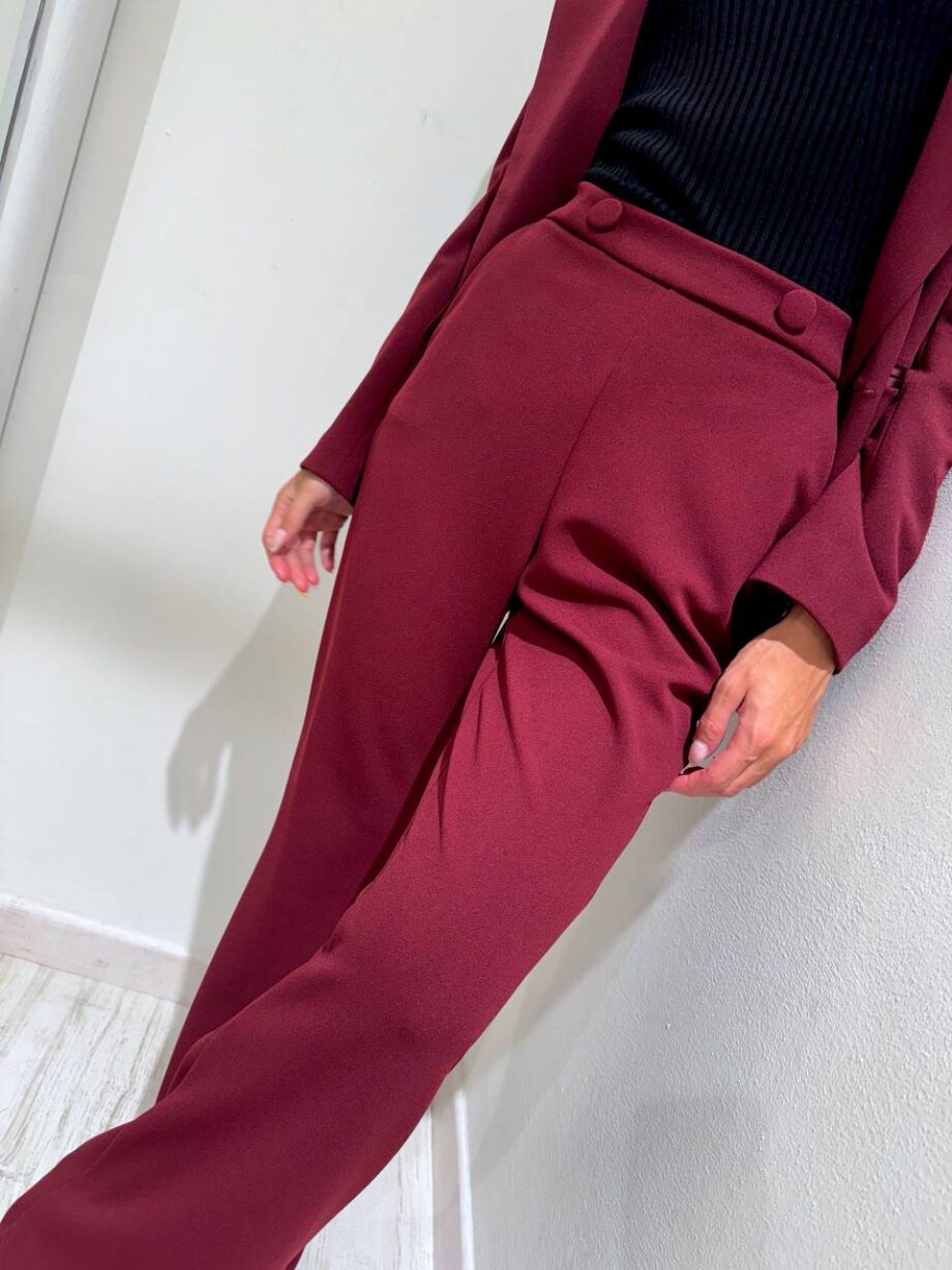 Shop Online Pantalone rosso india punto milano a zampa HaveOne