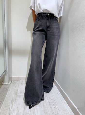 Shop Online Jeans Frankie palazzo grigio HaveOne