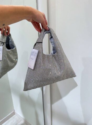 Shop Online Borsa Parks strass nera Twentyfourhaitch