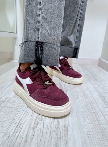 Diadora bianche e bordeaux hotsell