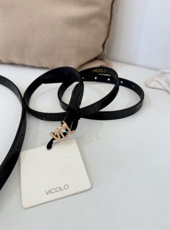 Shop Online Cintura sottile cocco nera VCL Vicolo