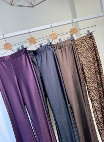 Shop Online Pantalone palazzo nero in lycra Matinée