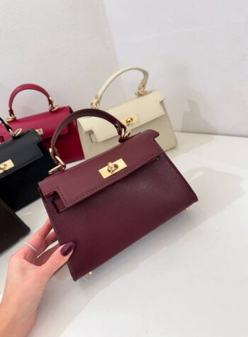 Shop Online Mini borsa cartella bordeaux