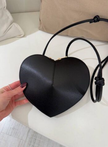 Shop Online Mini borsa a cuore nera