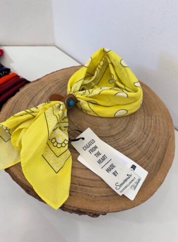 Shop Online Foulard fantasia giallo Souvenir