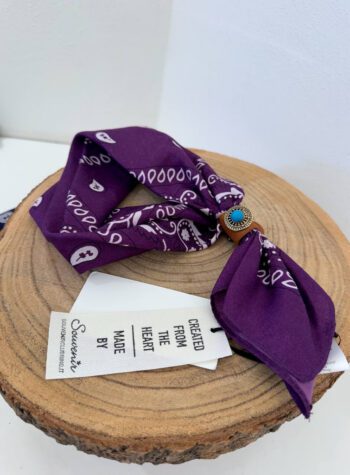 Shop Online Foulard fantasia viola Souvenir