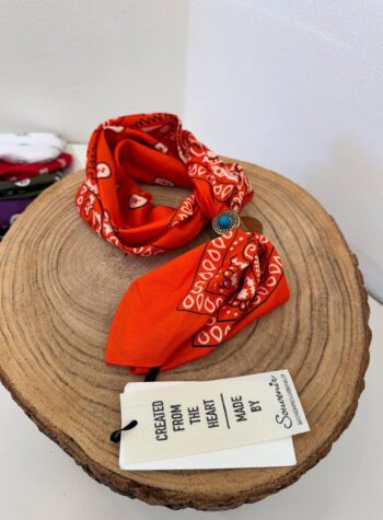 Shop Online Foulard fantasia arancio Souvenir