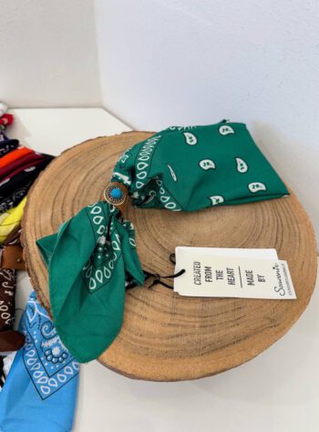 Shop Online Foulard fantasia verde Souvenir