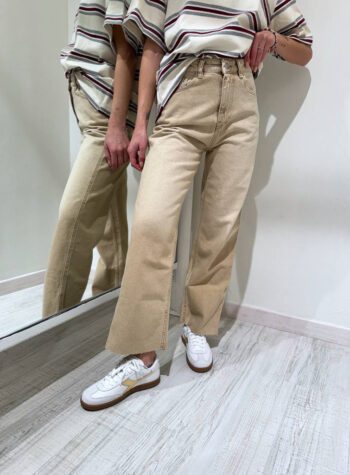 Shop Online Jeans Kate beige Vicolo