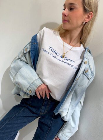 Shop Online T-shirt basic bianca Toro Vicolo