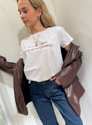 Shop Online T-shirt basic bianca Acquario Vicolo